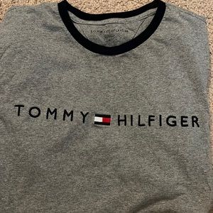 Short sleeved Tommy Hilfiger shirt.
